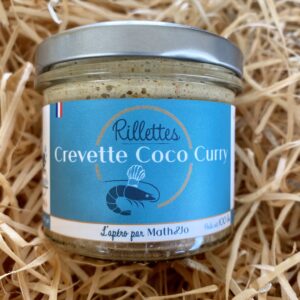 rillettes crevette coco curry