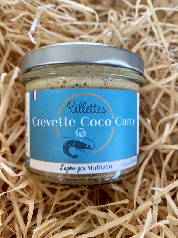 rillettes crevette coco curry