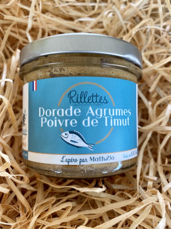 rillettes dorade agrumes poivre de timut