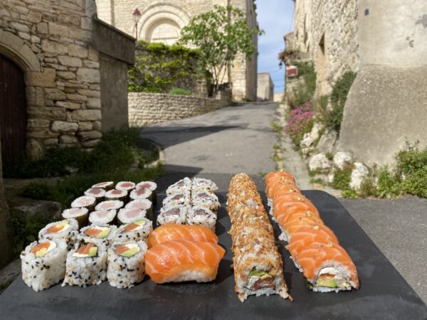 plateau sushi pour 3 ou 4 personnes