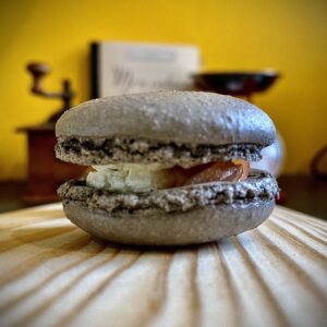 macaron au saumon fumé