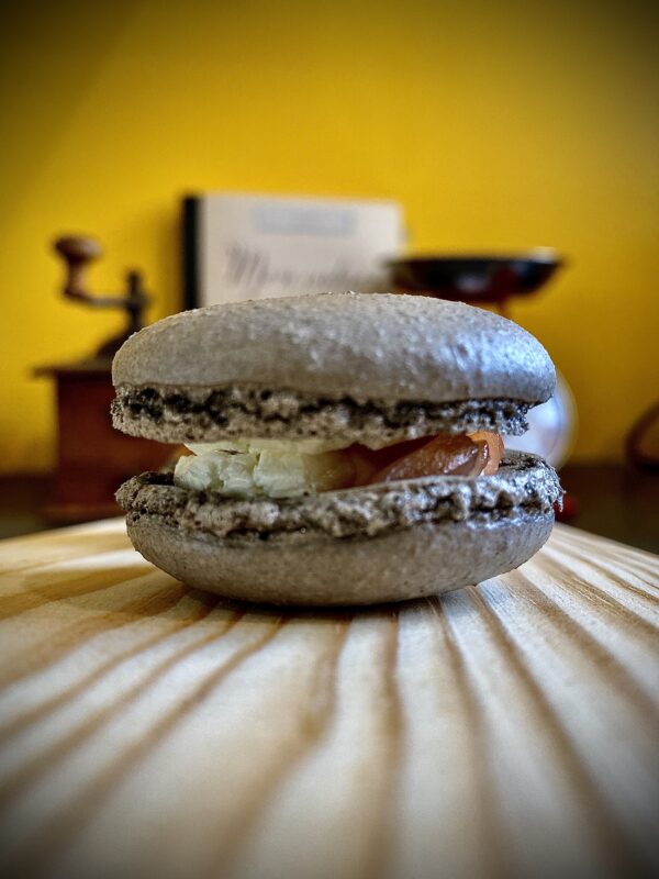 macaron au saumon fumé