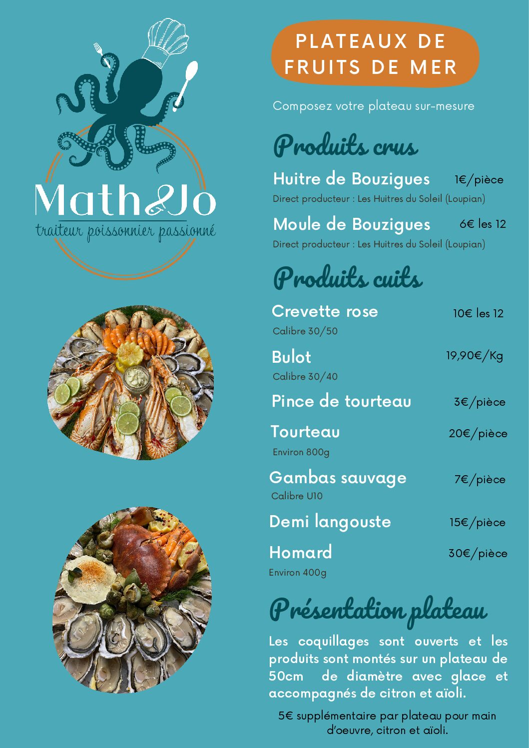 Alternative view of Plateau de fruits de mer