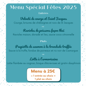 Menu Spécial Fêtes