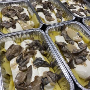 Alternative view of Gratin dauphinois aux cèpes